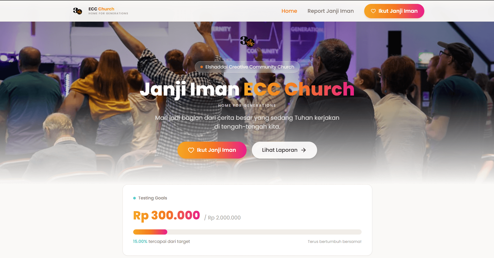 Ecc Church App Donation Platform (Frontend)